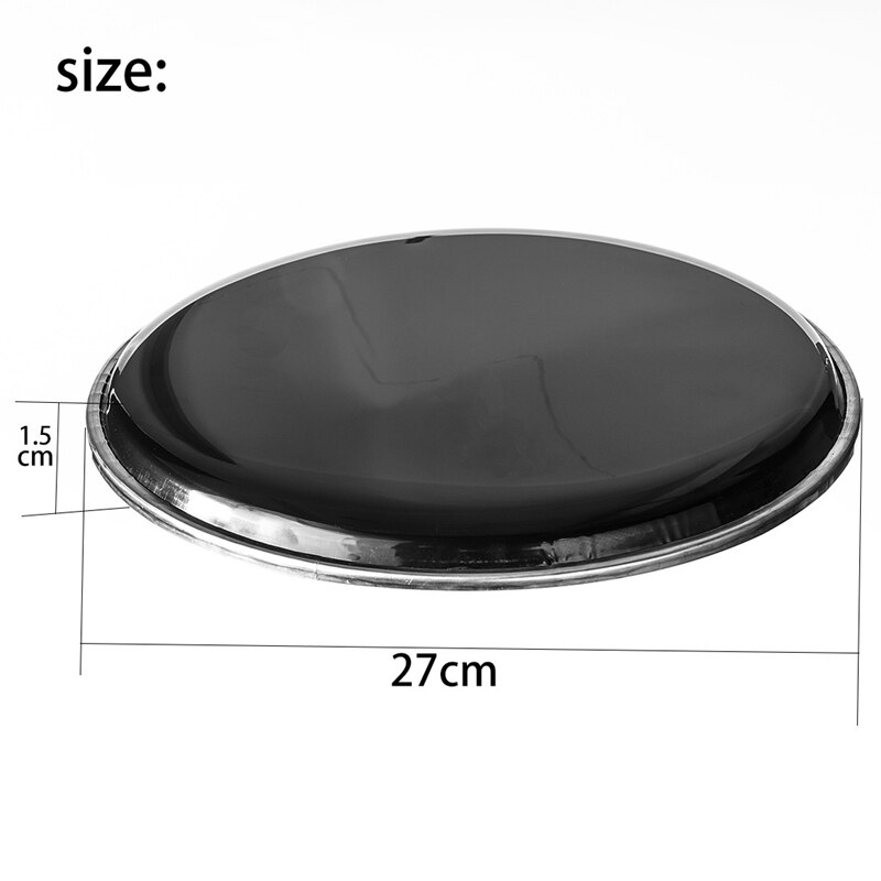 Peau de tambour de peau de tête de tambour noir de 10 pouces pour l'accessoire de remplacement de bricolage de Kit de tambour