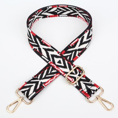 1PC National Style Long Shoulder Strap DIY Adjustable Crossbody Bag Shoulder Bags Decoration Belt Straps: 6