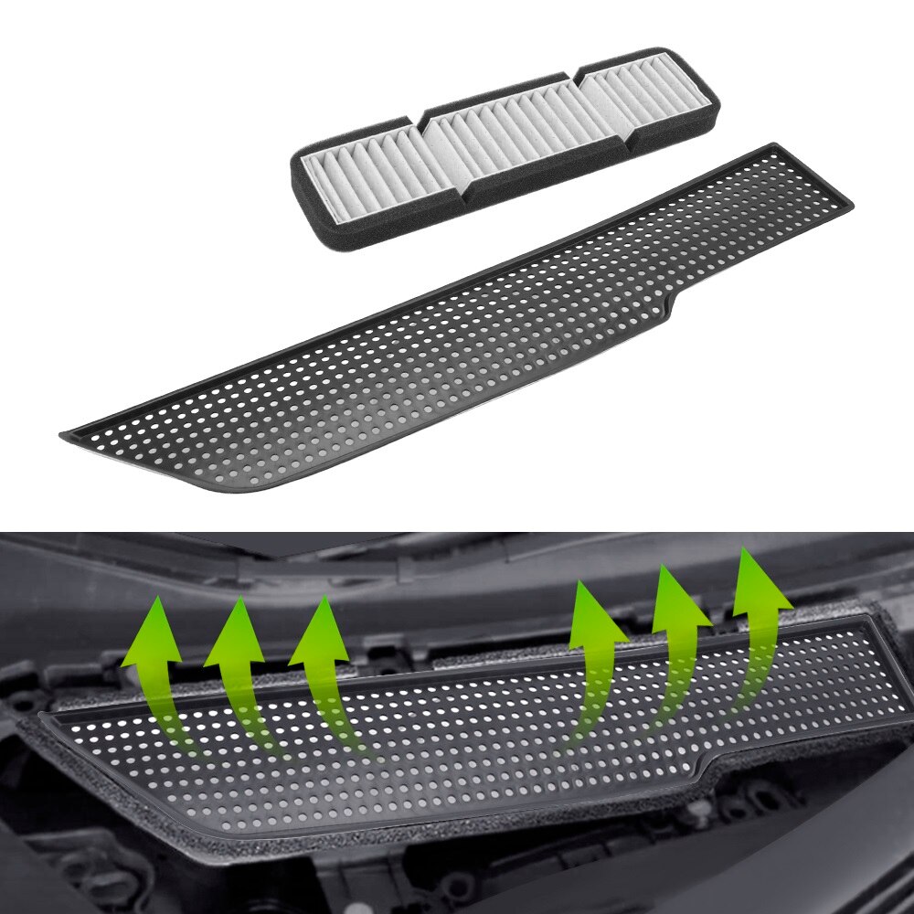 For Tesla Model 3 Air Conditioning Air Inlet Protective Cover Car Air Flow Vent Filter Cover Car Accessories