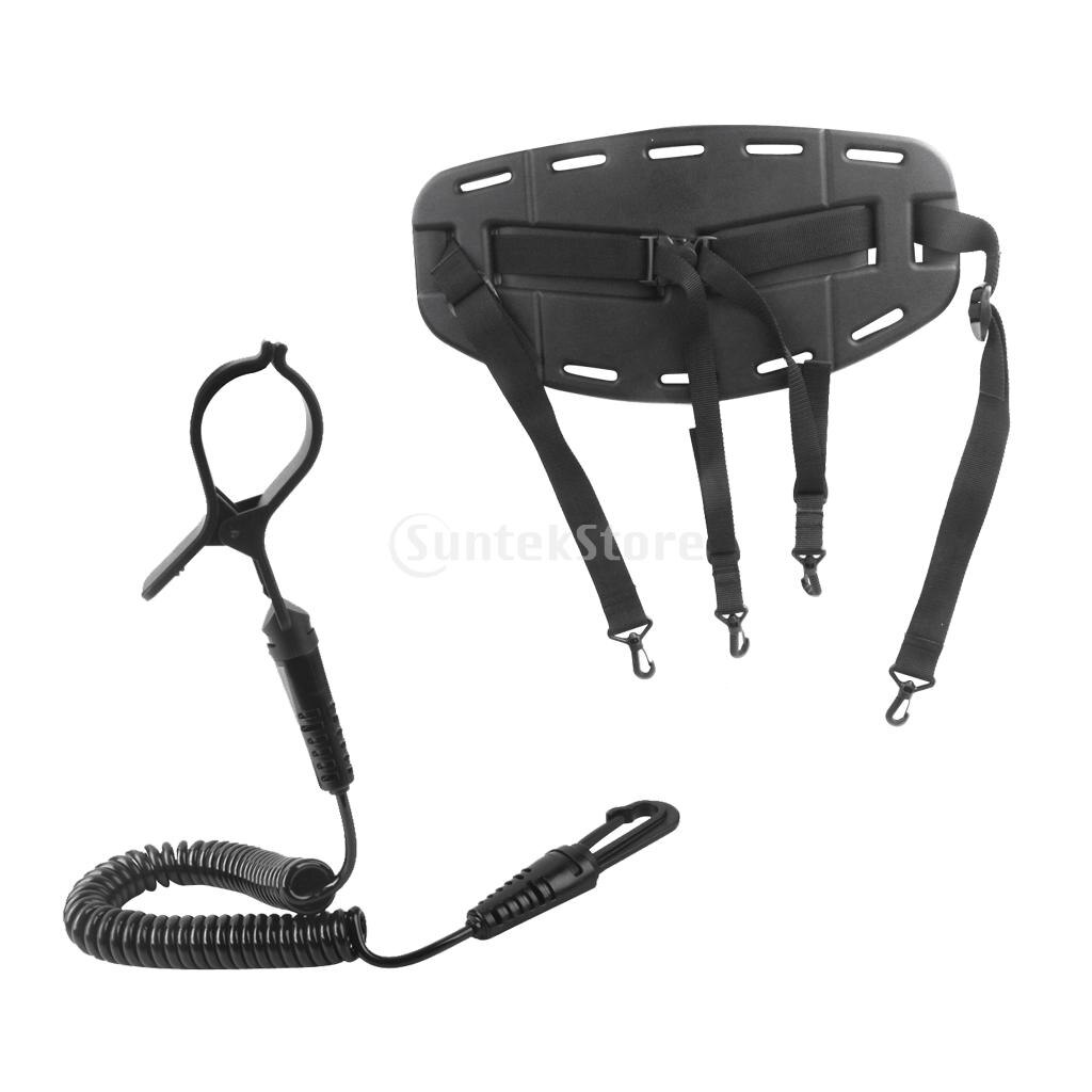 Zware Universele Verstelbare Gewatteerde Kayak Kano Rugleuning Back Rest Ondersteuning Met Opgerolde Paddle Leash Hengel Lanyard