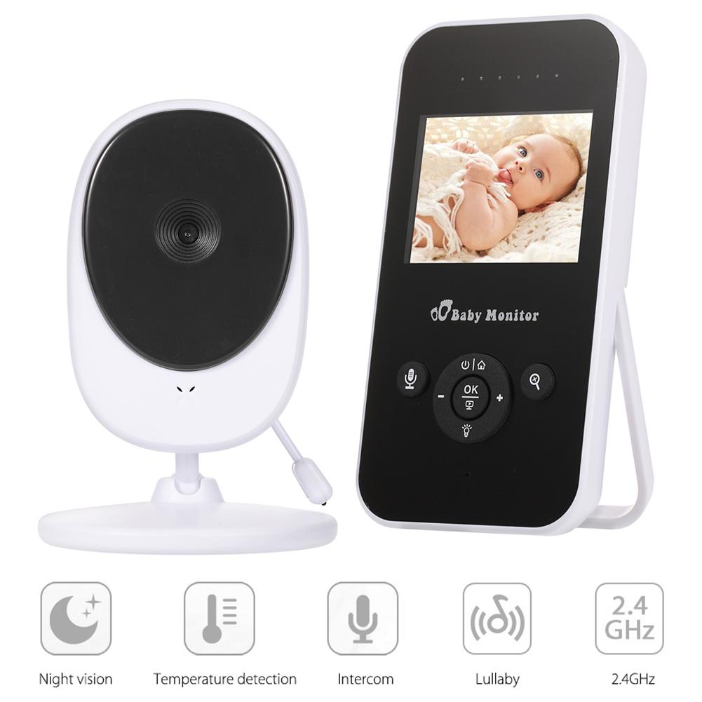 Draadloze Wifi 2.4 Inch Scherm Smart Camera Nachtzicht Baby Surveillance Camera Baby Monitor Met Twee-Weg Intercom Functie