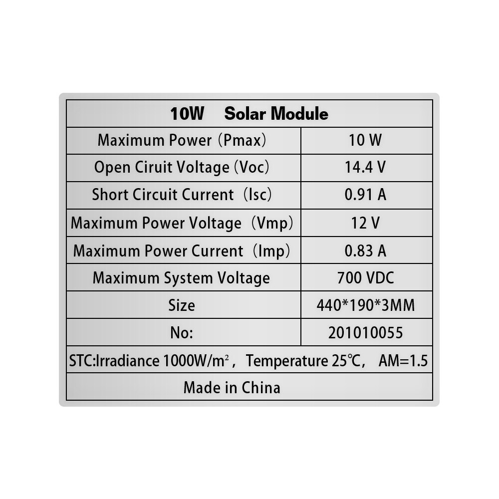Solar Panel 10W 12V Flexible Cell Solar for Home with DC Adapter Module Kit for 12v Battery Cellphone