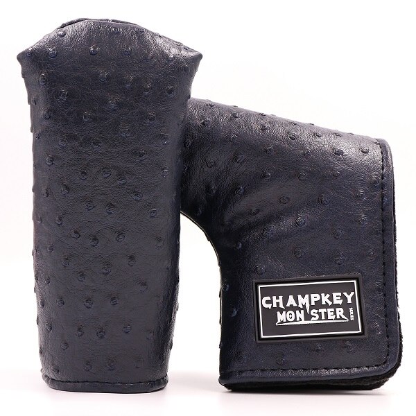 Spider with Silver Web Golf Putter Cover Headcover for Blade Golf Putter Red White Black Head Cover: Dark blue