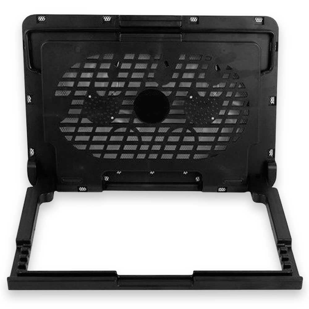 Base de Refrigeracion para portatil Laptop hasta 17&#39;&#39; USB 2 Ventiladores Luz Led