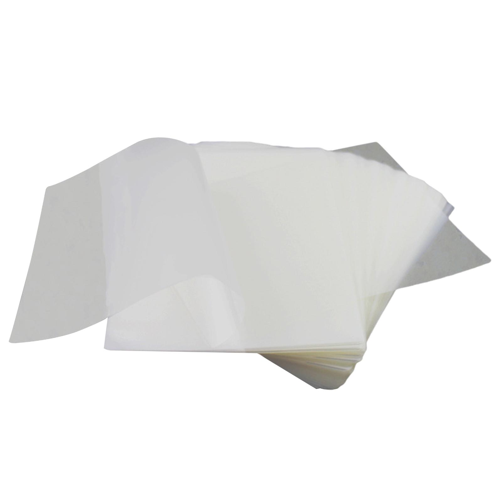 Set of 100 Clear Laminating Pouch Film Photo Protective Film Laminator Film for Card Photo Picture files Laminator