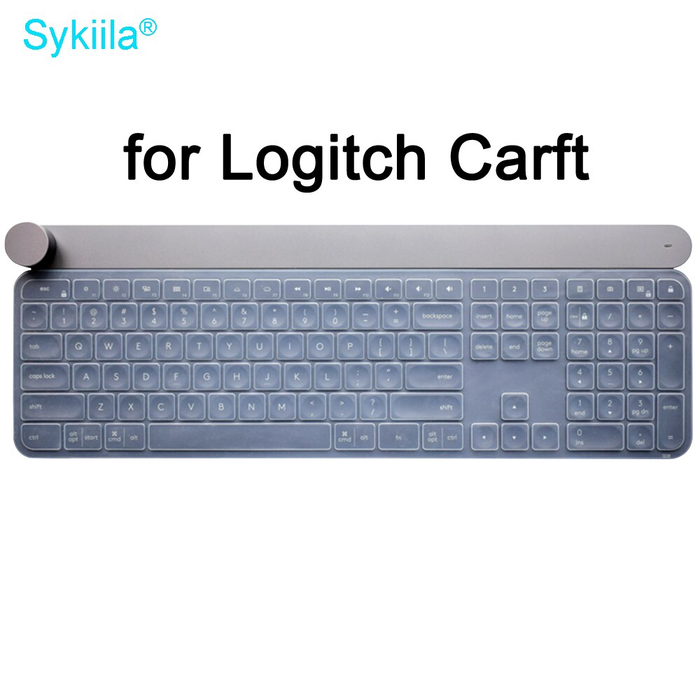 Keyboard Cover Voor Logitech Craft Draadloze Beschermende Protector Skin Voor Logi Case Black Clear Silicon Tpu Skin Case Computer