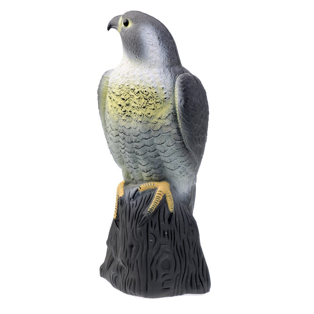 Señuelo de águila duradera para decoración del hogar, espantapájaros para asustar aves, aves, ratas, palomas, jardín y césped, 1 pieza