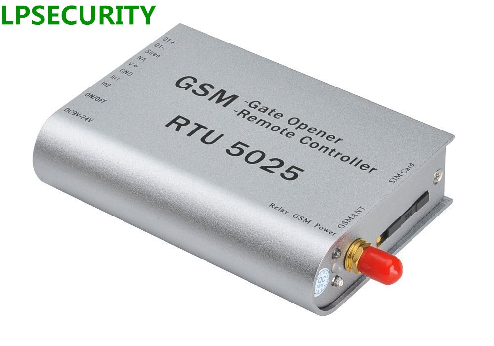 Control de Acceso del abridor de puerta GSM LPSECURITY/llamada de control remoto GSM GPRS. Relé gprs/interruptor GSM remoto para Control de iluminación