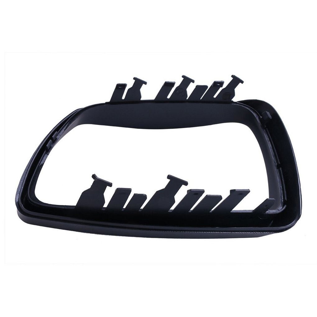 Right/Left Side Plastic Car Rearview Mirror Frame Cover Trim Ring 51168254904/51168254903 Replacement for BMW E53 X5 00-06