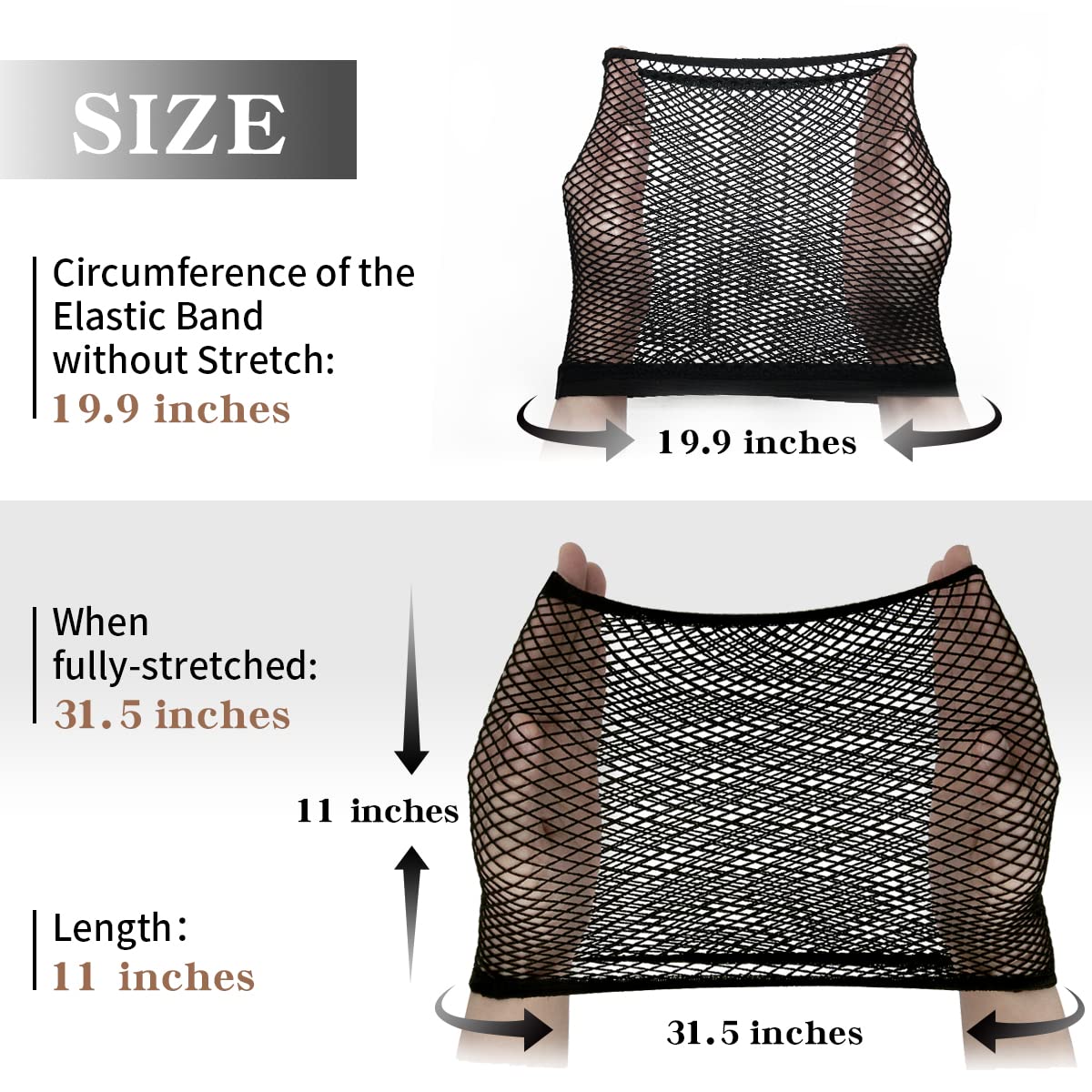 Dream Lover Mesh Perücken kappe für langes Haar, Haarnetz für Perücke, Haar kappe für Perücken, schwarz,