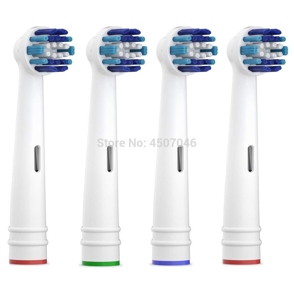 4 Stuks Opzetborstels Voor Oral-B Elektrische Tandenborstel Voor Braun ...