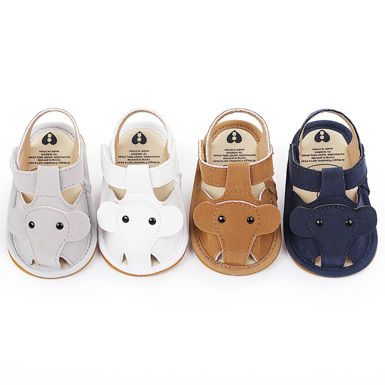 0-18 monate Kleinkind Krippe Schuhe Sommer freundlicher Kleinkind Baby Mädchen Elefant Sandalen Kork Schuhe Strand Schuhe Prewalker Zapatos