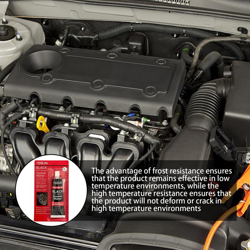 Auto Hochtemperatur wasserdichte Motor- dichtstoffe schwarze Flüssigkeits dichtung Versiegelung öl beständige dichtung freie automatische Dichtung pumpe Kompressor Motor-
