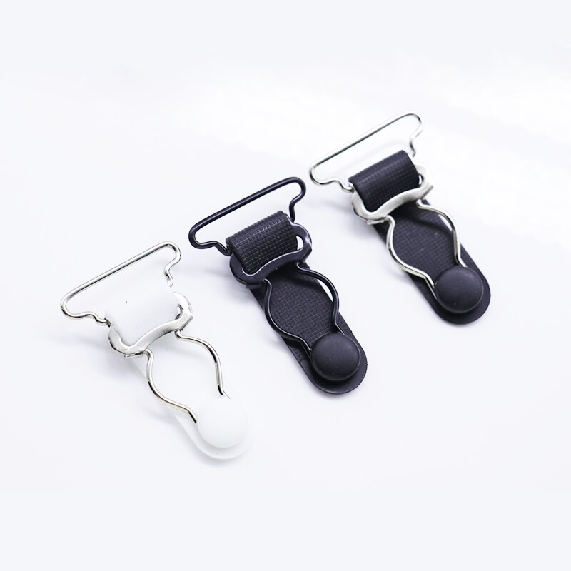 10PCS Womens Leg Garter Straps Thigh High Stockings Suspender Belt Metal Clips Leg Harness Garter Belt Clips Accessories