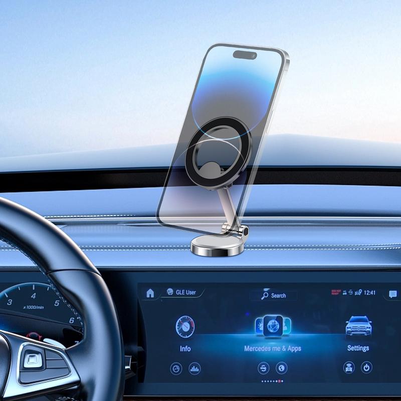 Magnetischer Handyhalter für das Auto, Handyhalter, 360-Grad-Drehung, Freisprecheinrichtung, faltbar, leistungsstark, magnetisch, für das Auto, magnetisch, für Mobilgeräte