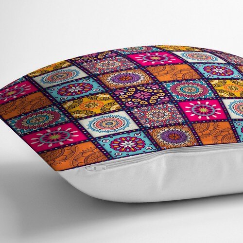 Twinklebabyrooms-funda decorativa para almohada, funda de cojín de especial con étnico a cuadros