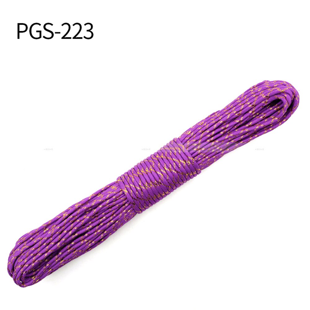 1pcs Christmas Series 550 Paracord Parachute Cord Lanyard Mil Spec Type III 7 Strand Core 100 FT Christmas