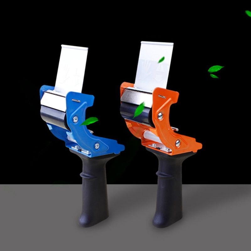 Heavy Duty Portable Sealing Tape Gun Dispenser Packaging Machine Cutter Handheld Packer Holder Random Color