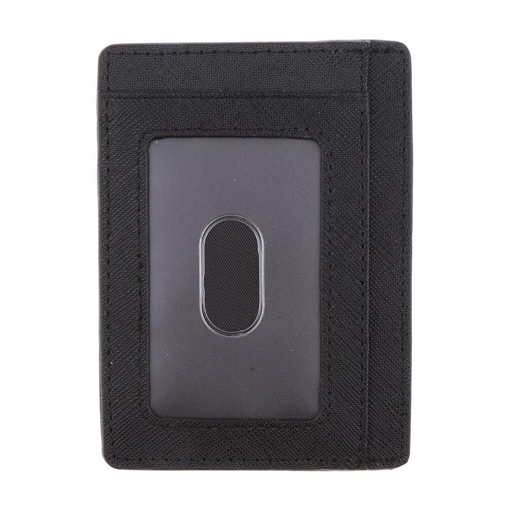 Houder Bescherm Cover Case Card Ticket Container Pouch: Black