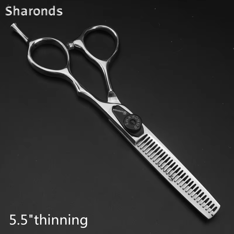 Neues Haarschnitt-Scheren-Set, professionelle Friseurschere, Friseur, hochwertiger Schönheitssalon, 5,5/6,0 Zoll Haarschneiden: Freier Raum
