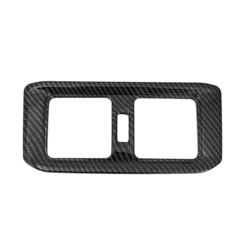 Auto Airconditioning Vent Outlet Cover Trim Armsteun Doos Half Pak Achter Voor Toyota Rav4 Rav 4 Carbon fiber Stijl Auto