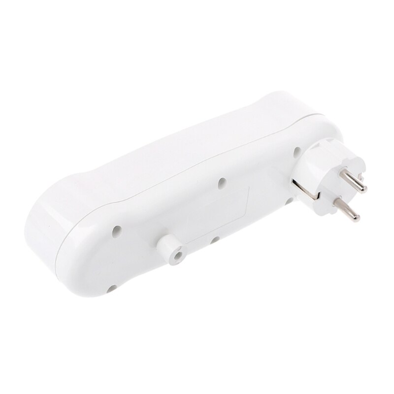 Porous Terminal Board 16A Conversion Plug Dual USB Ports 1 to 3 Way EU Standard Power Adapter Socket Strip M7DA