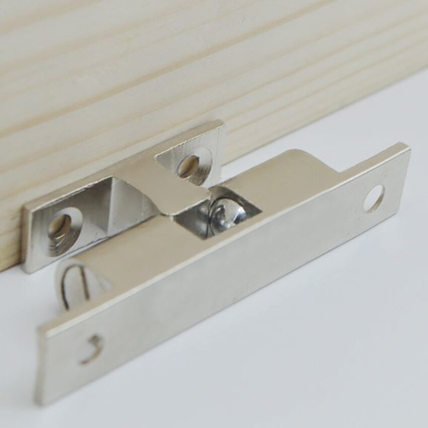 70mm Length Pure Copper Double Spring Steel Ball Catch Latch for Furniture Cupboard Cabinet Door Adjustable Closet Tension Latch