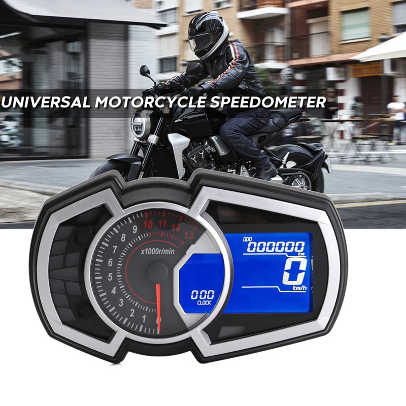 Medidor General de cristal líquido para motocicleta velocidad, velocidad, temperatura del agua y medidor de aceite adecuado para un solo cilindro Ninja 650, Do