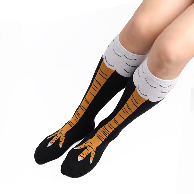 Women Funny Socks Winter Autumn Socks Thigh High Sock 3D Cartoon Ainimals Funny Thin Toe Feet Ladies Socks: 2