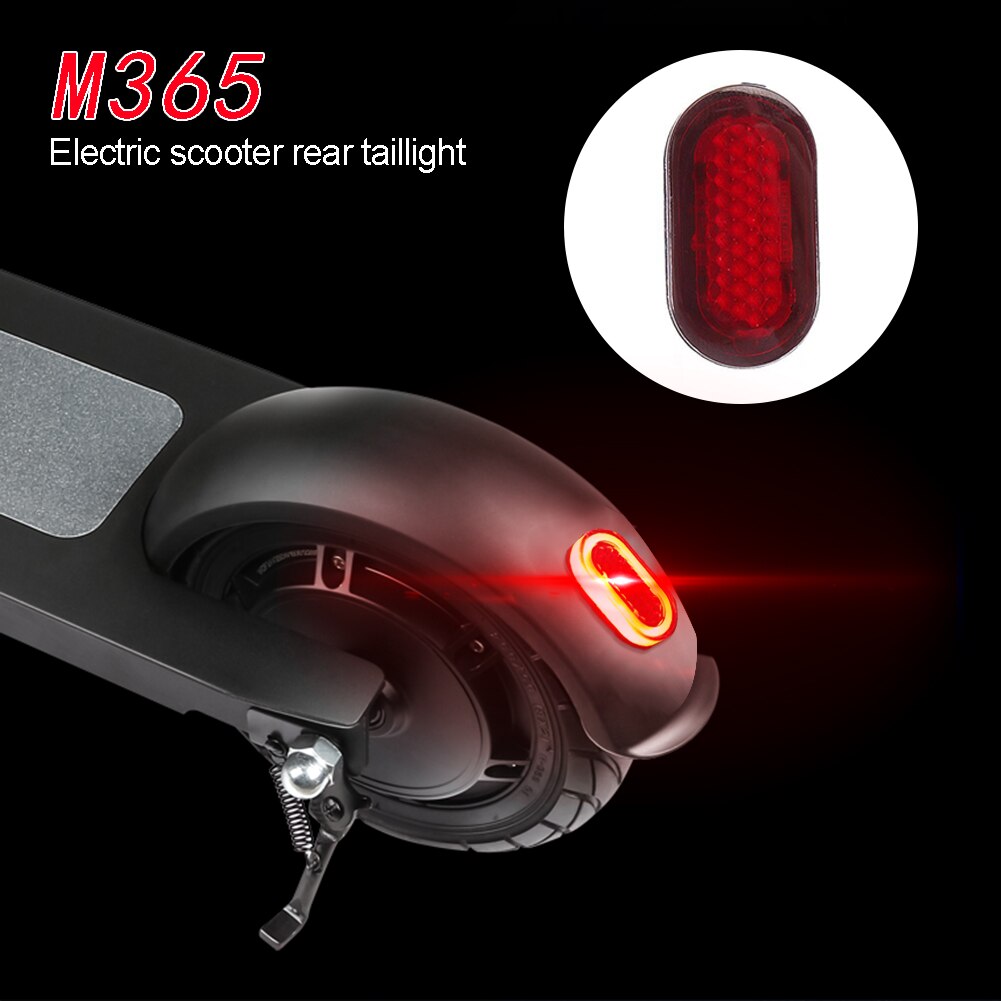 Elektrisk scooter bakskärm stänkskärm stöd bakljus set elektrisk lätt element dekoration för  m365 scooter
