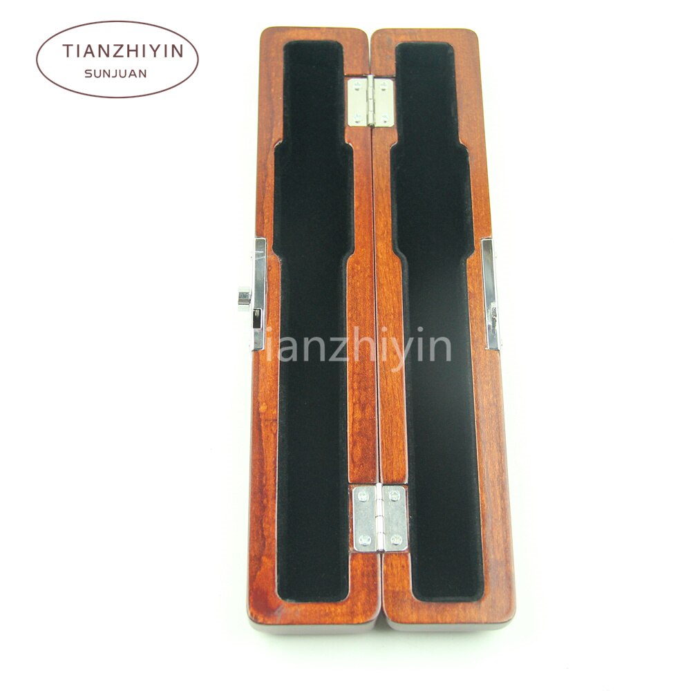Solid Wood Flute Head Joint Case Wooden Storage Box Flute Mouthpiece Accessories