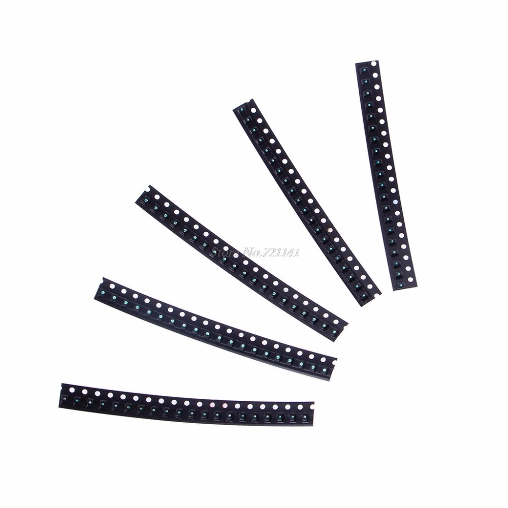 100 Pcs 5 Colors SMD 0805 LED Light Red Green Blue Yellow White Assotment Kit LED Lights SMD