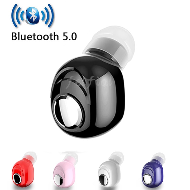 Mini trådløs bluetooth øretelefon v5.0 stereo in-ear headset med mikrofon sportskører øretelefoner øretelefoner til samsung huawei xiaomi