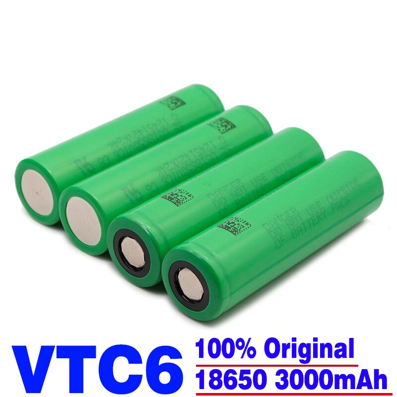 100% Original US18650 VTC6 3,7 V 3000mAh lithium-akku 20A entladung für Elektronische geräte wie elektrische spielzeug