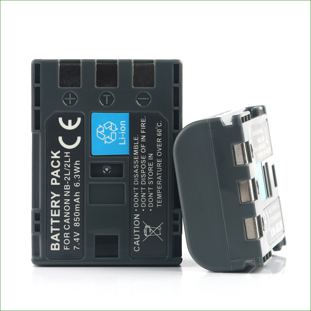 NB-2L NB-2LH Batterie D'appareil Photo Numérique Pour Canon NB-2L12 NB-2L14 NB-2L24 BP-2L5 BP-2LH CB-2LWE EOS 350D 400D Numérique Rebel XT, XTi