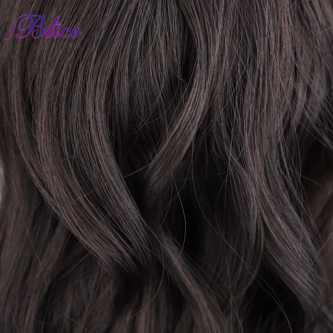 Blice Synthetic Curly Ponytail 20"-22" Ponytail Hair Extensions Long Hairpiece With Two Plastic Combs Drawstring Style