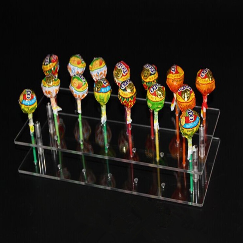 20 Holes Acrylic Lollipop Stand/Holder/Base Lollipop Display Stand Cake Pop Drying Stands for Candy Buffet 362