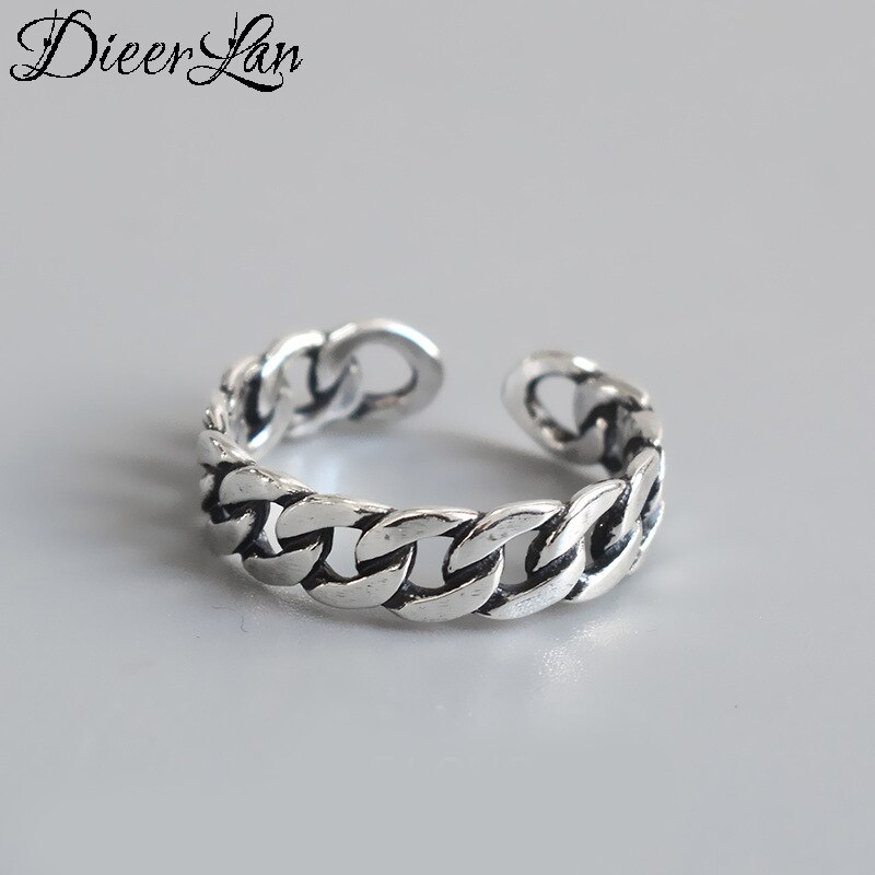 Hollow Chains Rings For Women Big Finger Rings For Unisex Jewelry Men