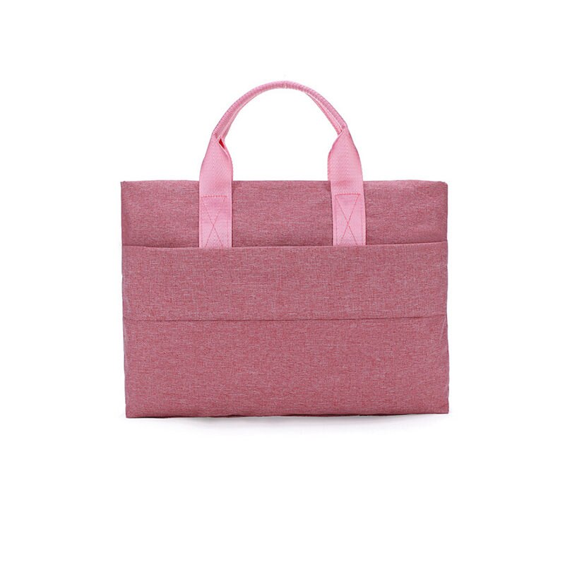 36*30*7Cm 1Pc Casual Laptop Tas Schouder Aktetas Unisex Zakelijke Tas Computer Tas Voor Apple acer Asus Hp Dell Toshiba Samsung: Pink