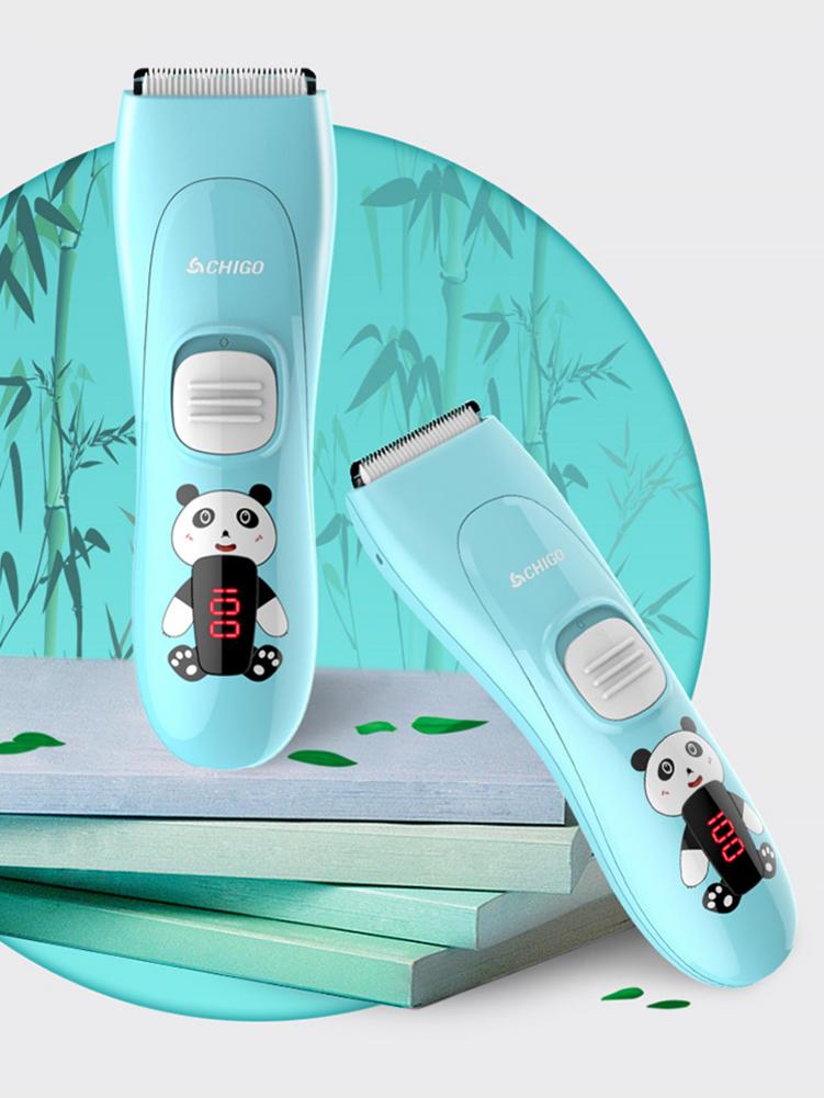 Haar Haarschneidemaschine einstellen USB Aufladbare Elektrische Haar Cutter Trimmer Baby Sicherheit Haar Trimmer Mit 3Stck führen Kämme