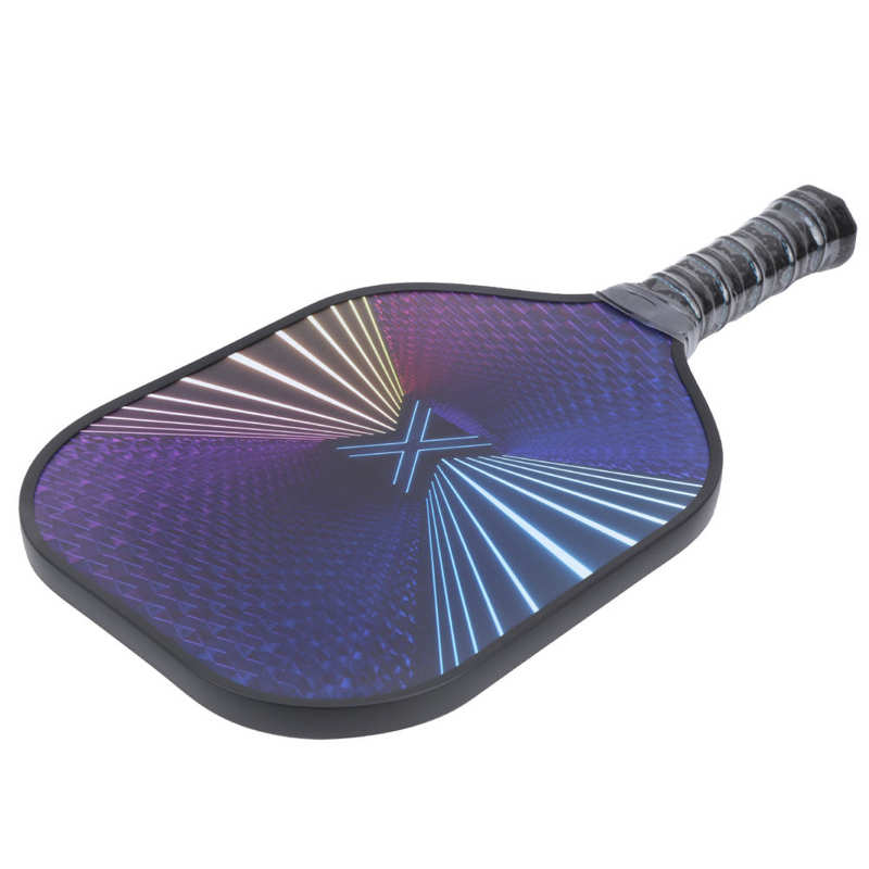 Equipo para entrenamiento deportivo, raqueta de Pádel Pickleball de fibra de vidrio portátil, núcleo de PP, buena sensación de mano para entrenamiento Interior Exterior