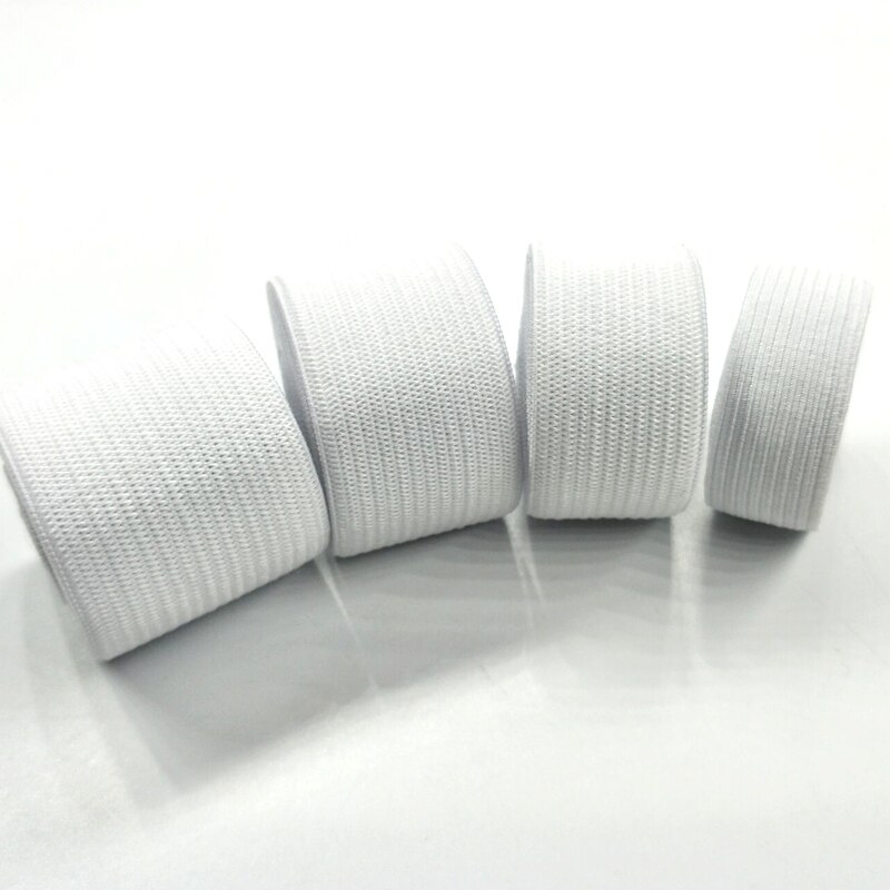 Hl 15/20/25/30/35/40/45Mm Zwart/Wit/Goud/Zilver Nylon Elastische Bands Garment Home Textiel Naaien Begrippen 1Meter Of 2Meter