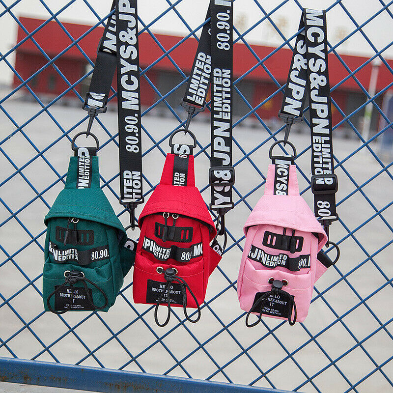 5 farver kvinders piger talje taske pakke pung bryst skulder rejse pose lynlås talje pakker