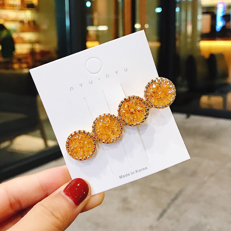 Macaron pearl hårspænde piger snap hair hårspænde pind hårnål hår styling tilbehør til kvinder piger kvinder: 10