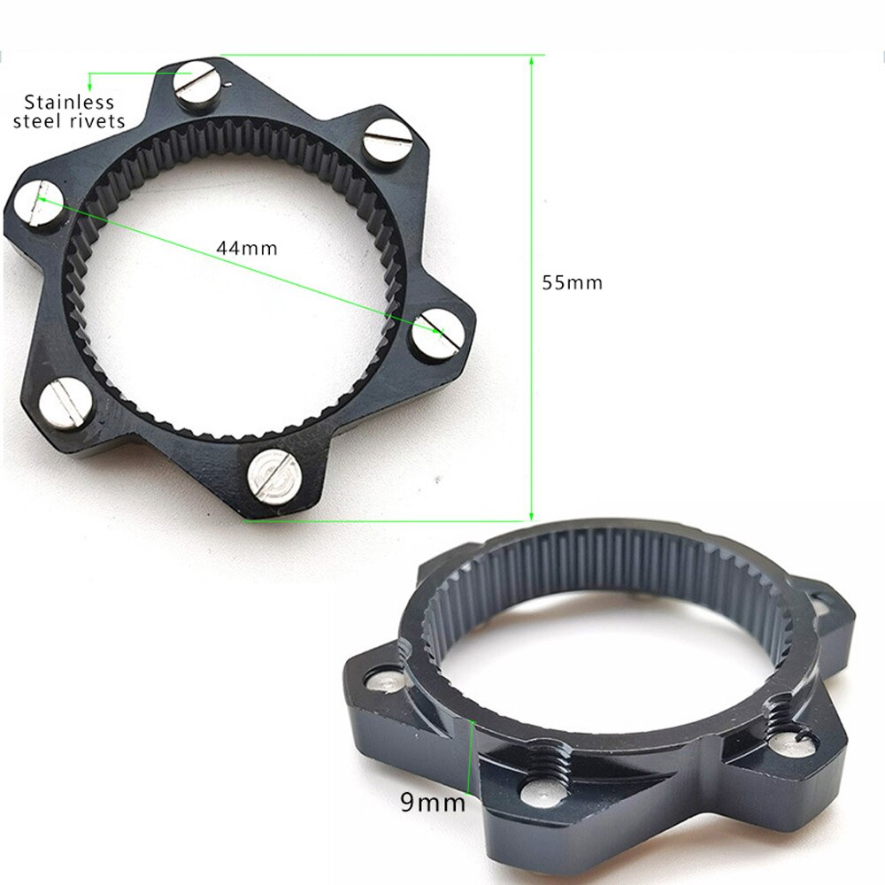 Bicycle Centerlock To 6-Hole Adapter Bicycle Disc Brake Center Lock Conversion 6 Bolt Rotors Bike Hub Adapter