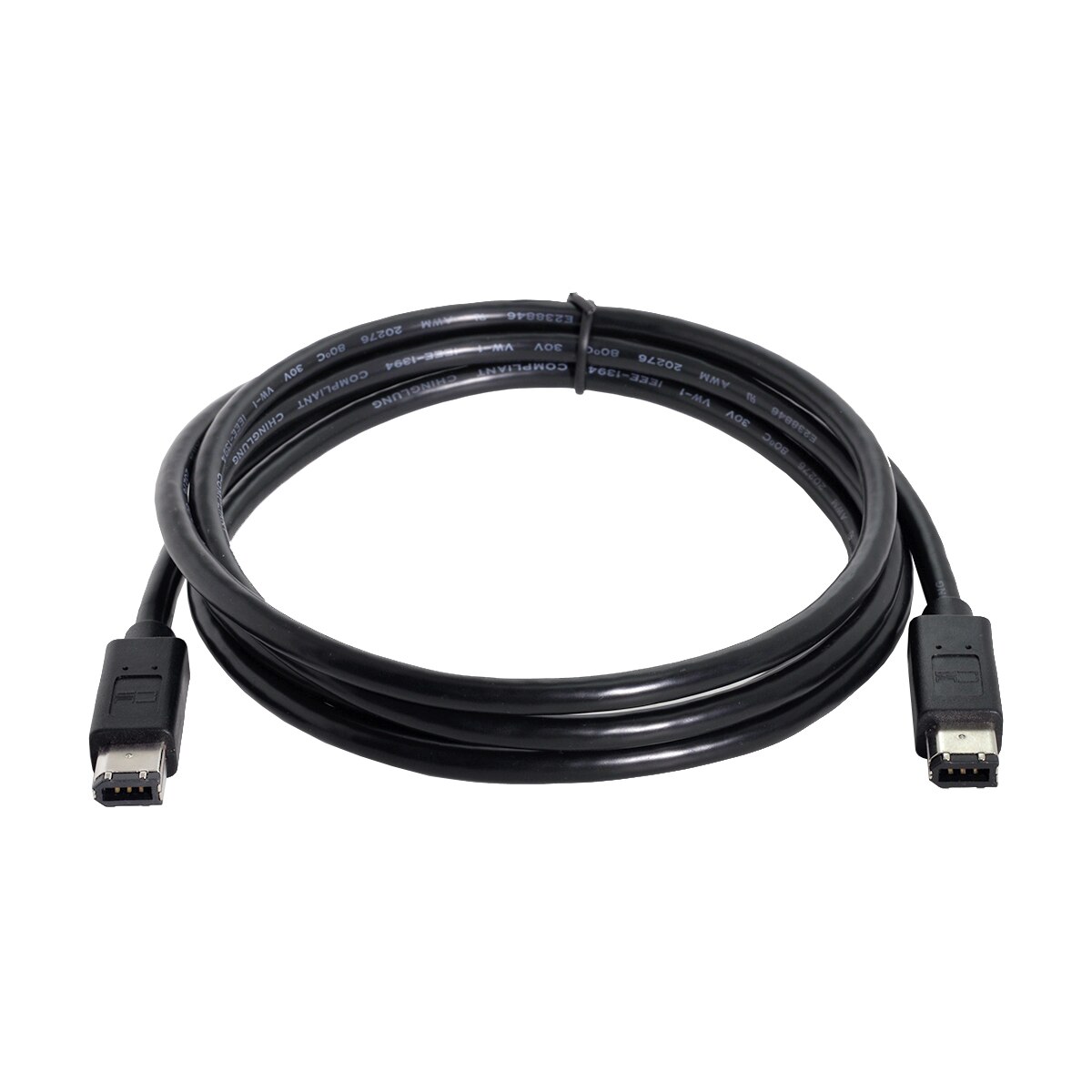 Cablecc FW-016-1.8M 6 Pin 6pin Ieee 1394 Ieee 1394 Firewire 400 6 6 Ilink Kabel Ieee 1394 1.6M Zwart