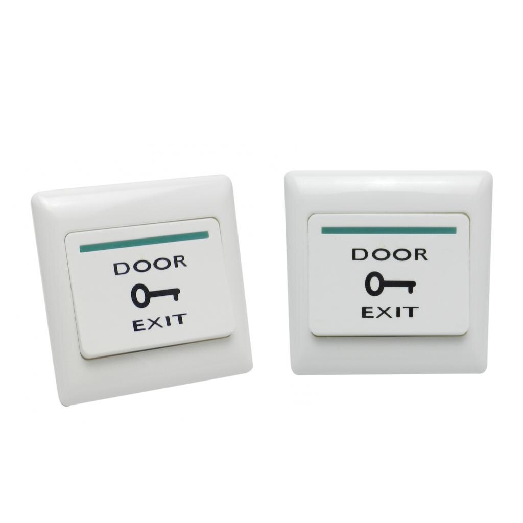 2Pcs Door Exit Push Release Button Switch Magnetic Lock Door Access Control