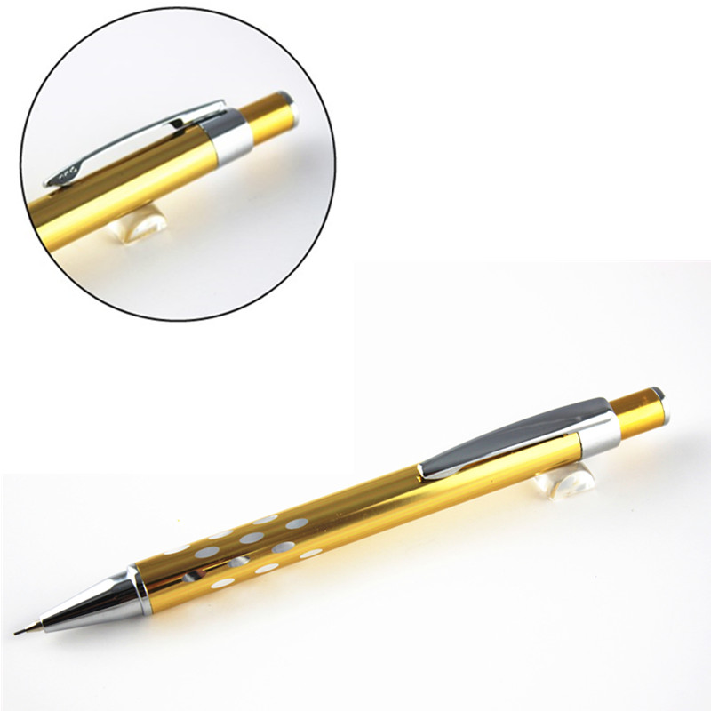 Mini metalen potlood met luxe Schrijven potlood Business pen 0.5mm Penpunt potlood voor kinderen en kinderen promotionele pen