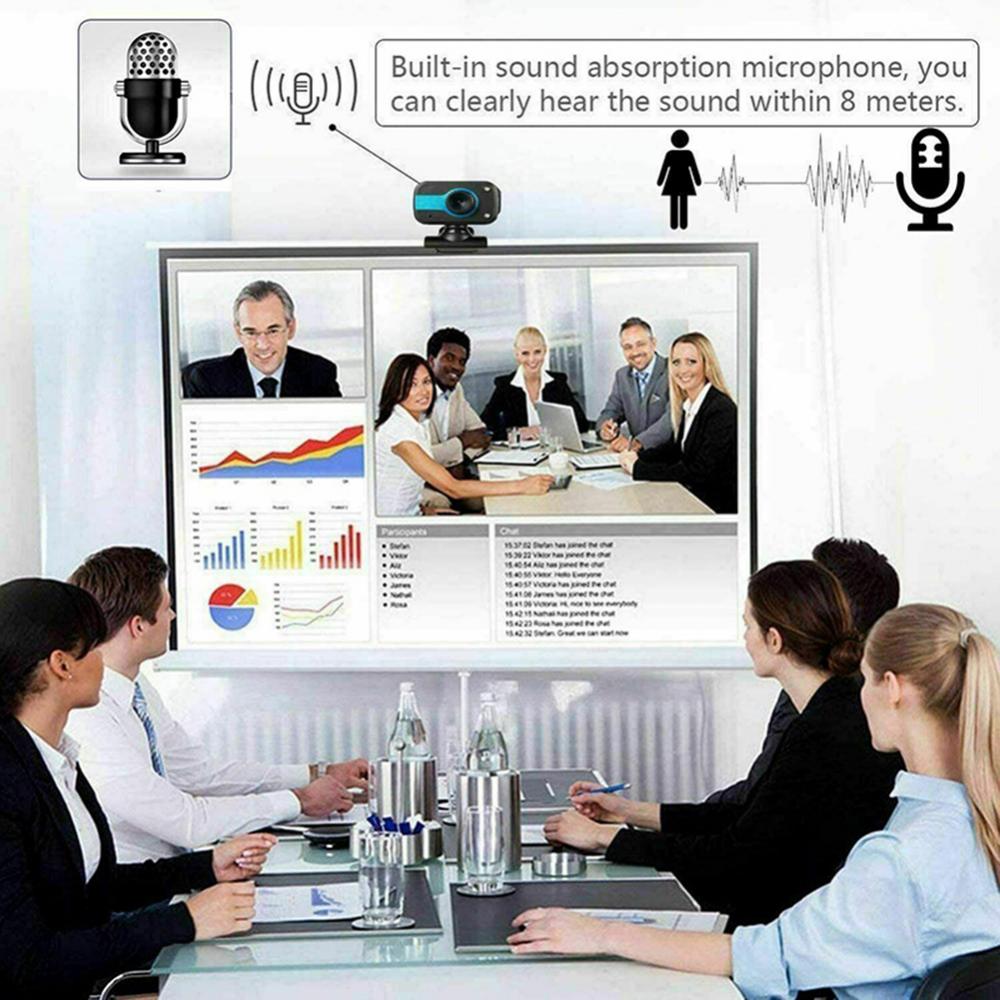 Bluelans HD USB Webcam Video Recording with Built-in Microphone for Laptop Desktop PC