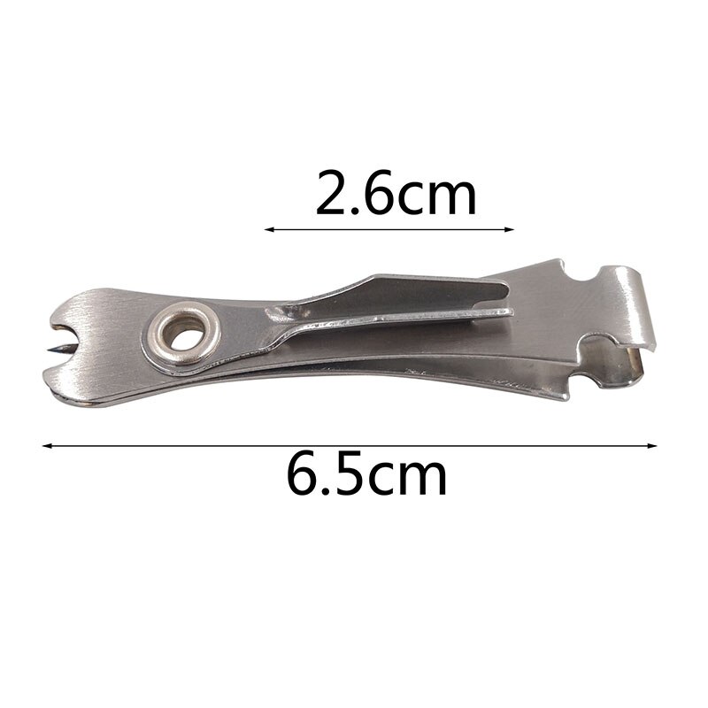 1 stk fiskeri rustfrit stål nipper line cutter klipper krog øjenrens hurtig knudeværktøj krogsliber fluebindingsværktøj grej